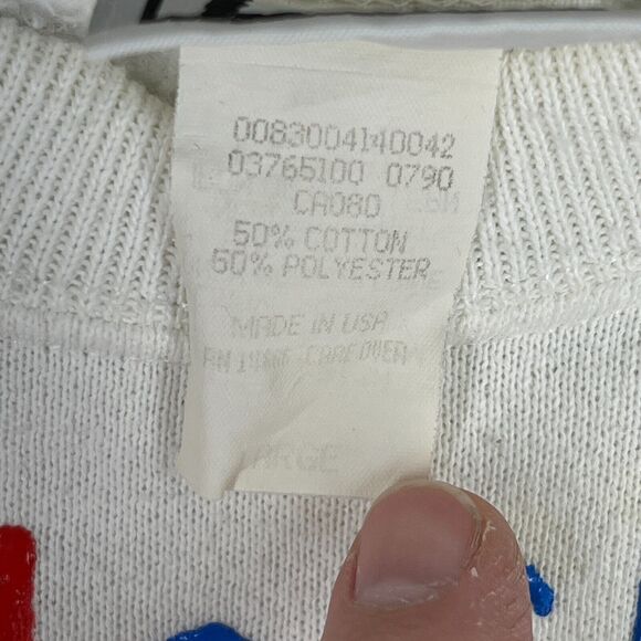 Lee Sweater Womens L Vintage 80s USA made Worlds Greatest Mom Sweatshirt Mothers - Picture 6 of 9